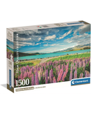 Clementoni Lupins at Lake Tekapo 1500-Piece Jigsaw Puzzle