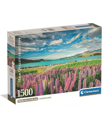 Clementoni Lupins at Lake Tekapo 1500-Piece Jigsaw Puzzle