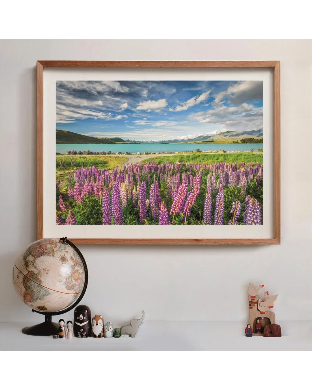 Clementoni Lupins at Lake Tekapo 1500-Piece Jigsaw Puzzle-3