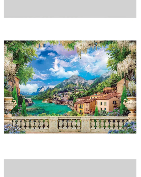 Clementoni Lush Terrace on Lake 3000-Piece Jigsaw Puzzle