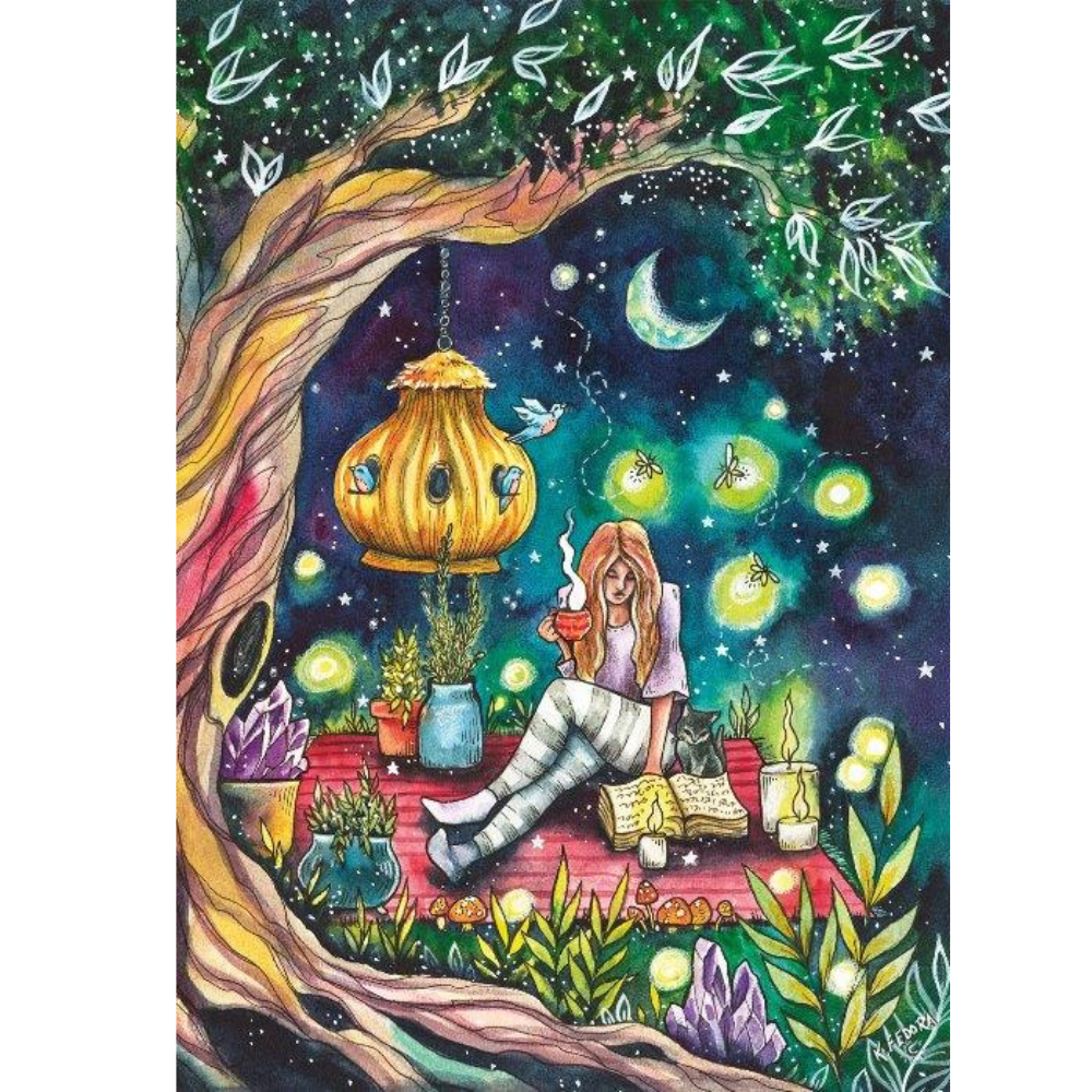 Magnolia Boho Vibes Kat Fedora 1000pc Jigsaw Puzzle