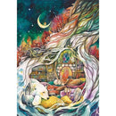 Magnolia Restful Earth Kat Fedora 1000pc Jigsaw Puzzle