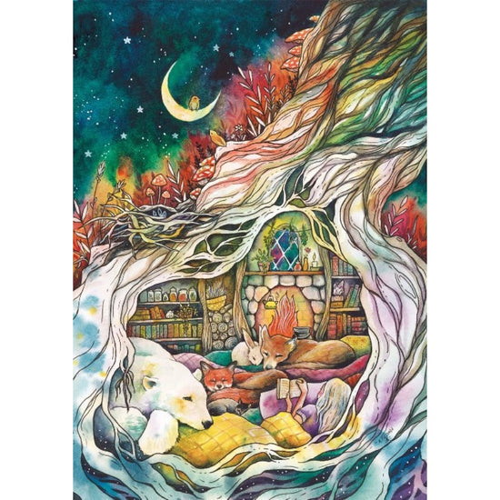 Magnolia Restful Earth Kat Fedora 1000pc Jigsaw Puzzle