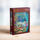 Magnolia Nightfall Kat Fedora 1000pc Jigsaw Puzzle