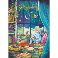 Magnolia Nightfall Kat Fedora 1000pc Jigsaw Puzzle
