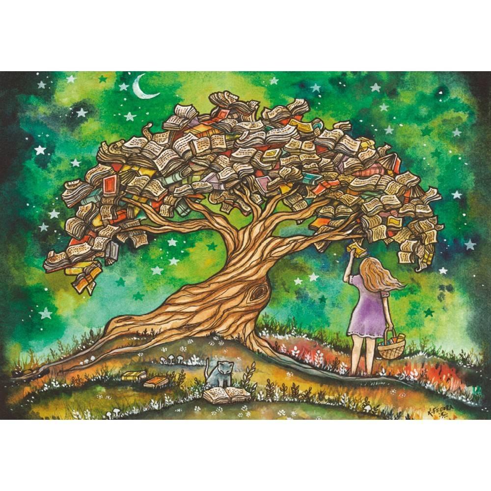 Magnolia The Storybook Kat Fedora 1000pc Jigsaw Puzzle