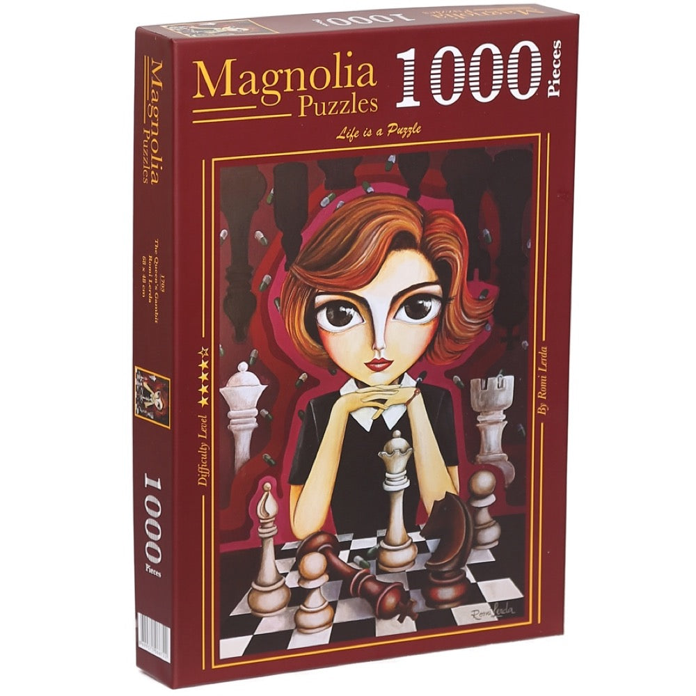 Magnolia The Queens Gambit Romi Lerda Special Edition 1000pc Jigsaw Puzzle