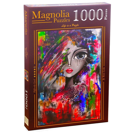 Magnolia Chaotic Beauty Romi Lerda Special Edition 1000pc Jigsaw Puzzle