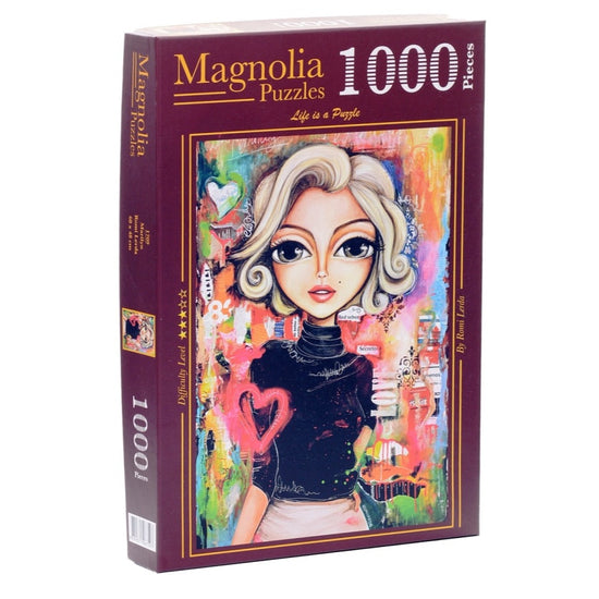 Magnolia Marilyn Romi Lerda Special Edition 1000pc Jigsaw Puzzle