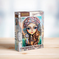 Magnolia The Brown Beauty Romi Lerda Special Edition 1000pc Jigsaw Puzzle