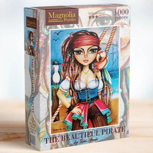 Magnolia The Beautiful Pirate Romi Lerda Special Edition 1000pc Jigsaw Puzzle