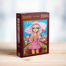 Magnolia Lady in Pink Romi Lerda 1000pc Jigsaw Puzzle