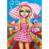 Magnolia Lady in Pink Romi Lerda 1000pc Jigsaw Puzzle