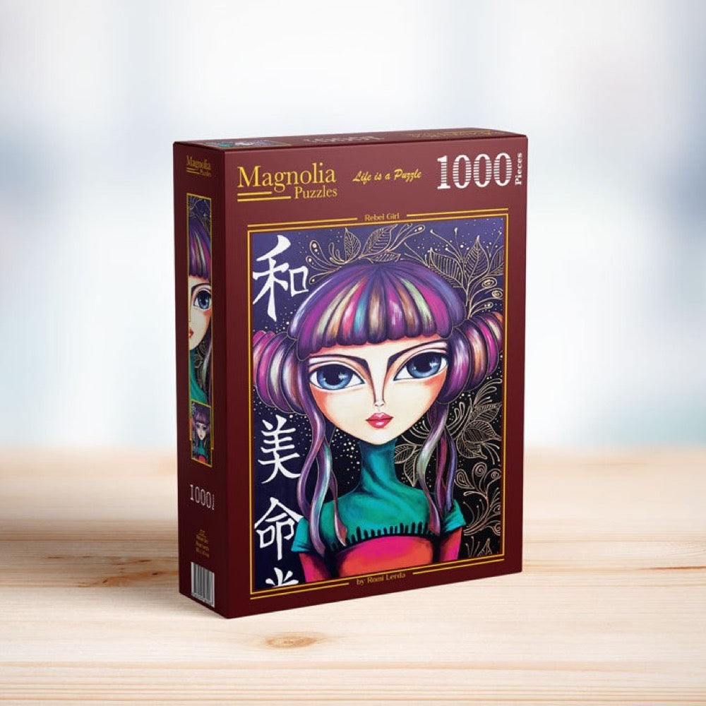 Magnolia Rebel Girl Romi Lerda 1000pc Jigsaw Puzzle