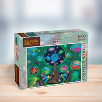 Magnolia Gnomes World Becca Lennon Ray Special Edition 1000pc Jigsaw Puzzle