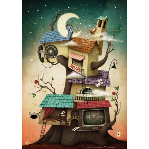 Magnolia House on the Tree 1000pc Jigsaw Puzzle