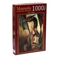 Magnolia Woman and Dragon 1000pc Jigsaw Puzzle