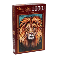 Magnolia Lion 1000pc Jigsaw Puzzle