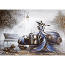 Magnolia Lady in Blue Raen Special Edition 1000pc Jigsaw Puzzle