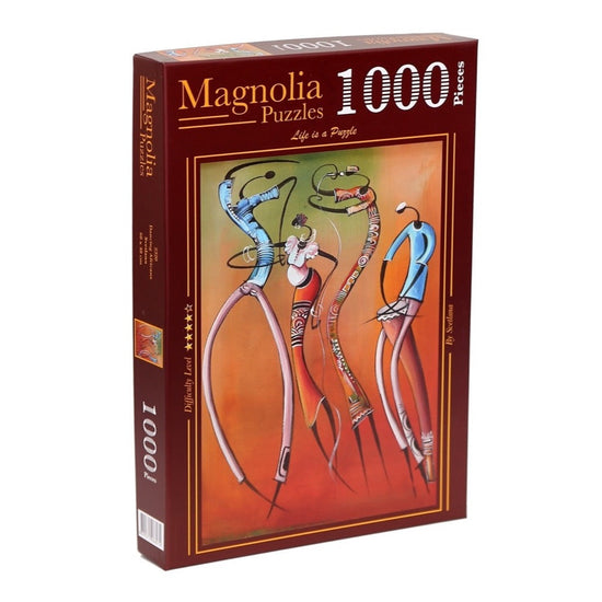 Magnolia Dancing Africans 1000pc Jigsaw Puzzle