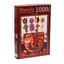 Magnolia Surrealist Cat 1000pc Jigsaw Puzzle