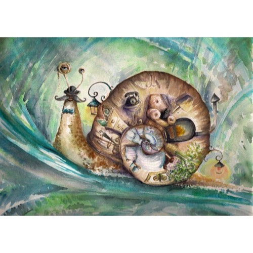 Magnolia Snail 1000pc Jigsaw Puzzle