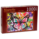 Magnolia Colorful Butterfly 1000pc Jigsaw Puzzle