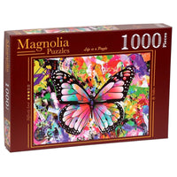Magnolia Colorful Butterfly 1000pc Jigsaw Puzzle