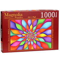 Magnolia Rainbow Petals 1000pc Jigsaw Puzzle