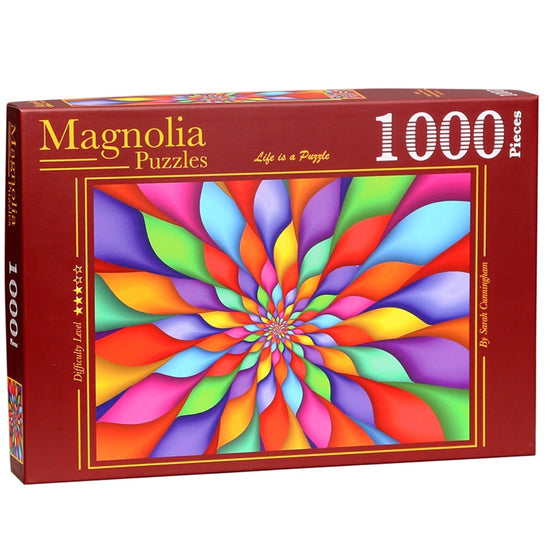 Magnolia Rainbow Petals 1000pc Jigsaw Puzzle