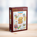 Magnolia Monster Cookies Lucile Prache 1000pc Jigsaw Puzzle