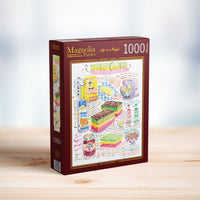Magnolia Rainbow Cookies Lucile Prache 1000pc Jigsaw Puzzle