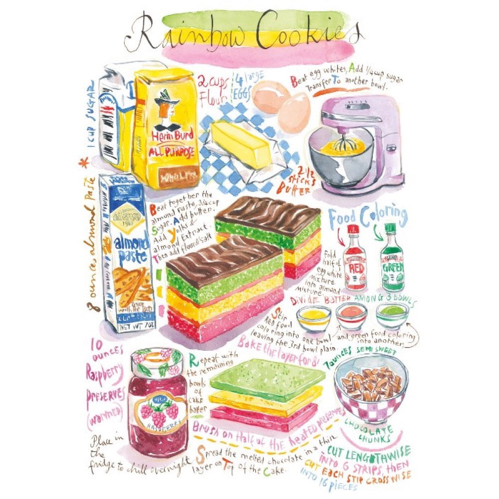 Magnolia Rainbow Cookies Lucile Prache 1000pc Jigsaw Puzzle