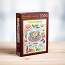 Magnolia Texas Cowboy Chili Lucile Prache 1000pc Jigsaw Puzzle