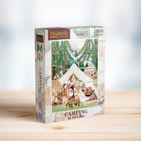 Magnolia Camping Sarah Reyes Special Edition 1000pc Jigsaw Puzzle