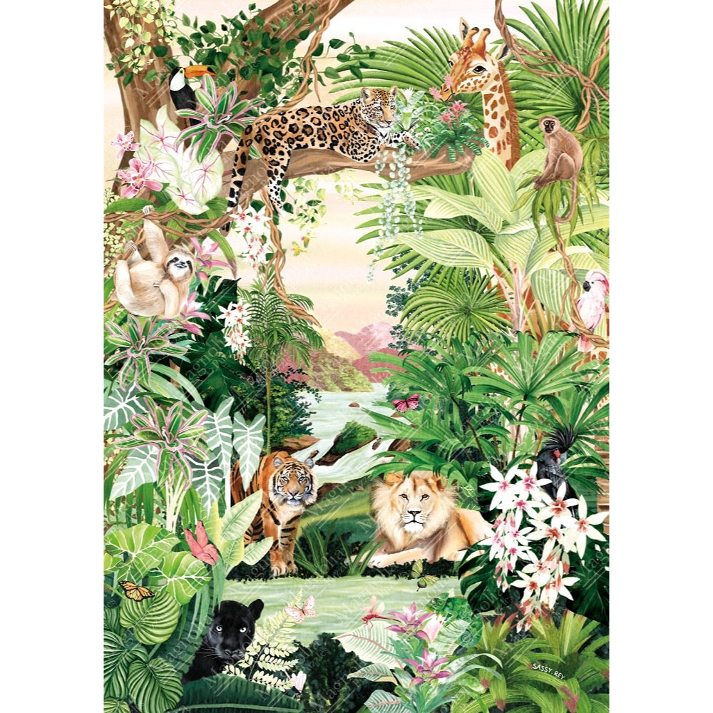 Magnolia Jungle Oasis Sarah Reyes Special Edition 1000pc Jigsaw Puzzle