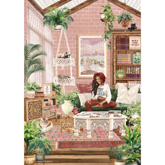 Magnolia My Puzzle Room Sarah Reyes 1000pc Jigsaw Puzzle
