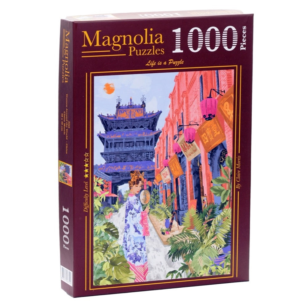 Magnolia Women Around the World China Claire Morris Special Edition 1000pc Jigsaw Puzzle