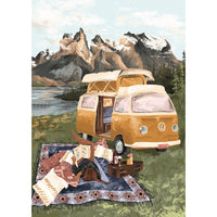 Magnolia Torres del Paine Chile Claire Morris Special Edition 1000pc Jigsaw Puzzle