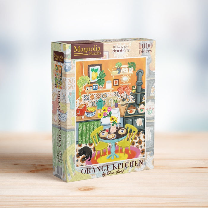 Magnolia Orange Kitchen Olivia Gibbs Special Edition 1000pc Jigsaw Puzzle