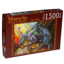Magnolia Blue Dragon and Treasure 1500pc Mini Jigsaw Puzzle
