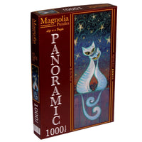 Magnolia Cats Panoramic 1000pc Jigsaw Puzzle