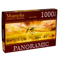 Magnolia Firedrake Panoramic 1000pc Jigsaw Puzzle