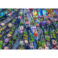 Magnolia Yuzen Pazar Floating Market 1500pc Mini Jigsaw Puzzle