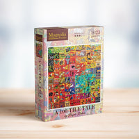 Magnolia A 100 Tile Tale Magali Modoux Special Edition 1000pc Jigsaw Puzzle