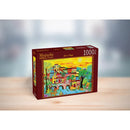 Magnolia Houses in the Forest Magali Modoux 1000pc Jigsaw Puzzle