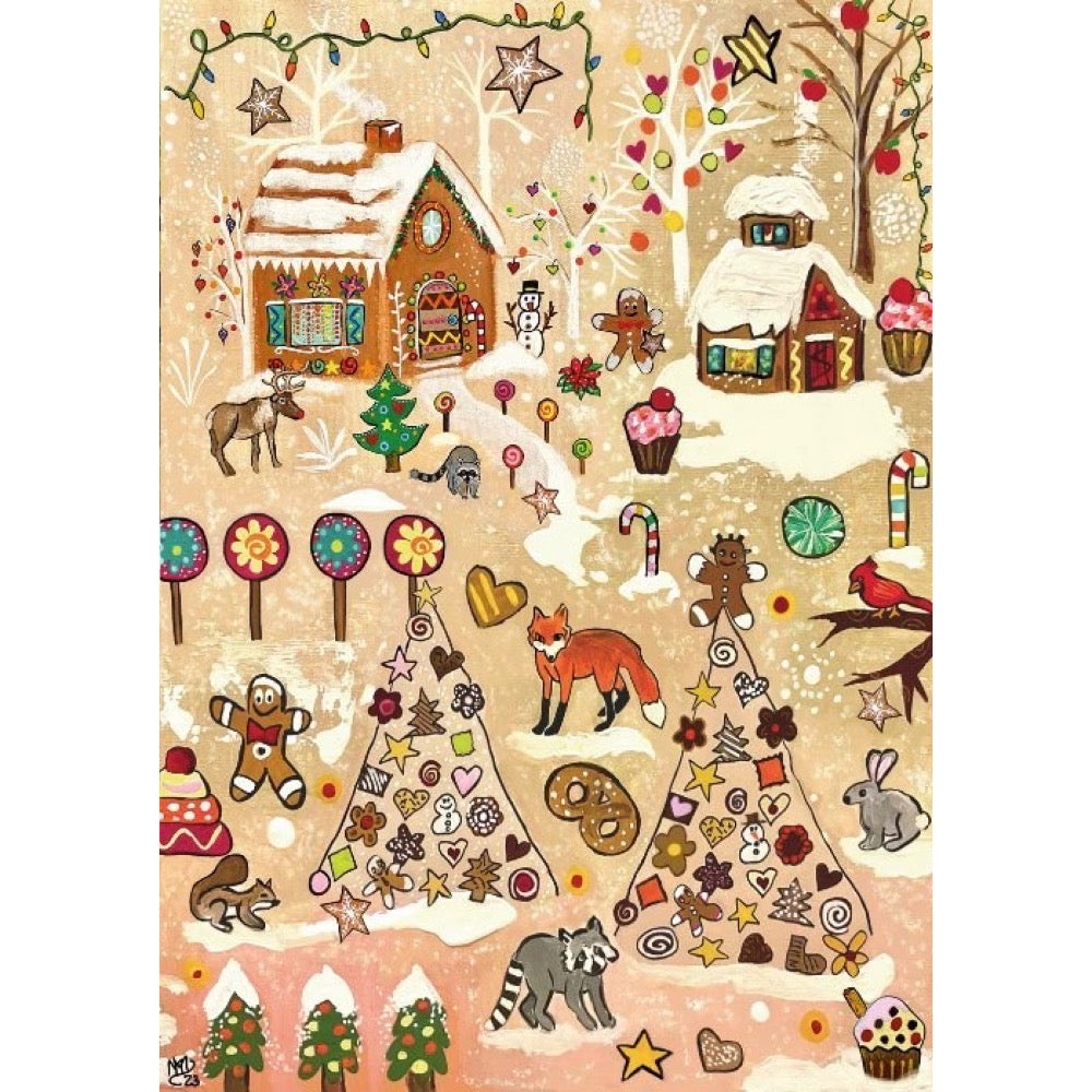 Magnolia Gingerbread Wonderland Magali Modoux 1000pc Jigsaw Puzzle