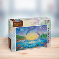 Magnolia Dolphins David Mateu Special Edition 1000pc Jigsaw Puzzle