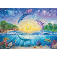 Magnolia Dolphins David Mateu Special Edition 1000pc Jigsaw Puzzle