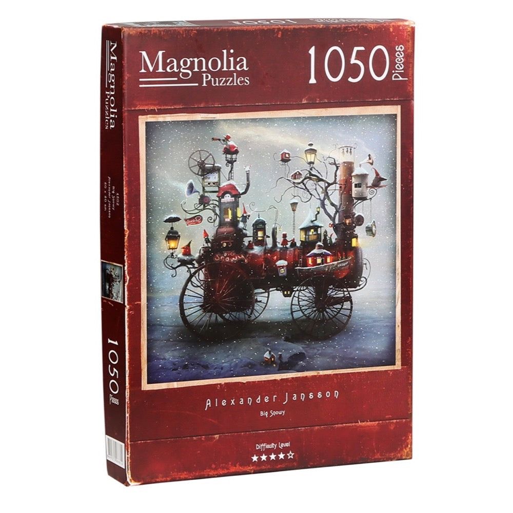 Magnolia Big Snowy Alexander Jansson Special Edition 1050pc Jigsaw Puzzle